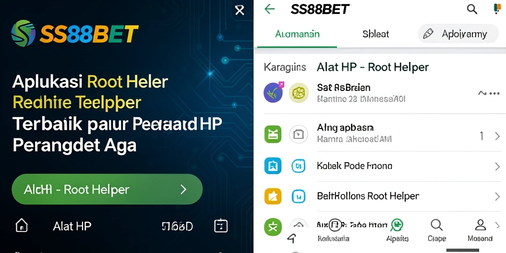Tampilan antarmuka SS88BET yang sederhana dan efektif untuk pengguna.